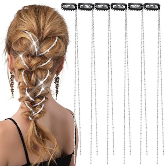 NEW Sparkling Bling Swarovski Crystal Rhinestone & Pearl Hair Accessorie… - Picture 10 of 14